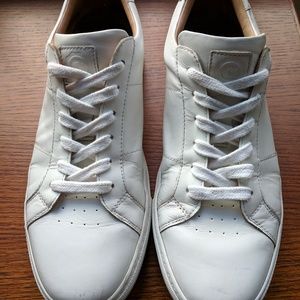 Greats Royale Minimal White Leather Sneakers